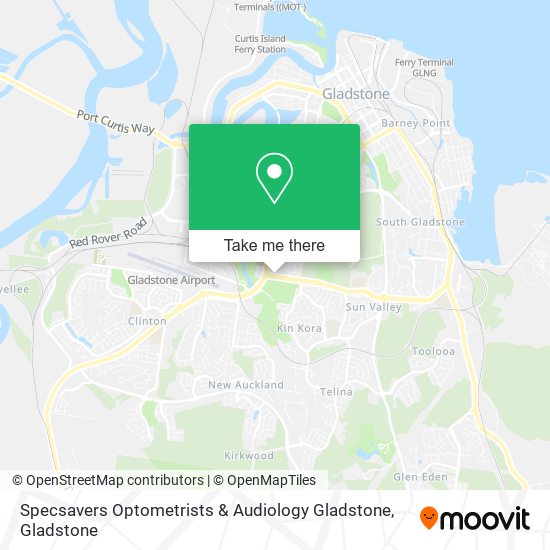 Specsavers Optometrists & Audiology Gladstone map