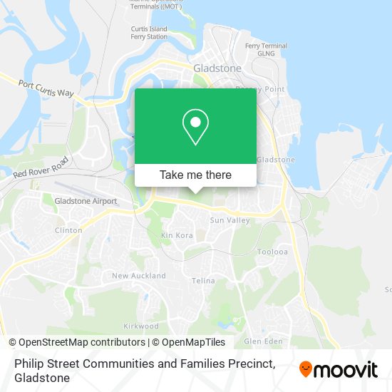 Philip Street Communities and Families Precinct map