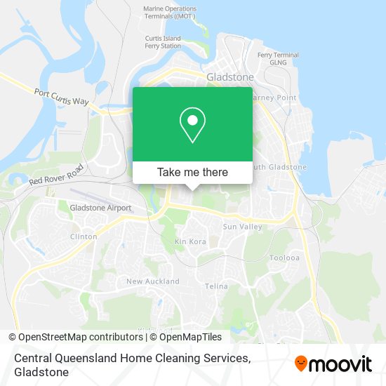 Central Queensland Home Cleaning Services map