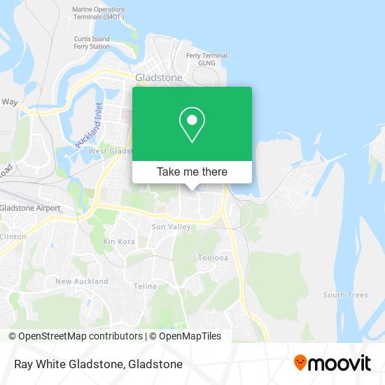 Ray White Gladstone map