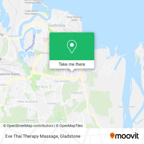 Eve Thai Therapy Massage map