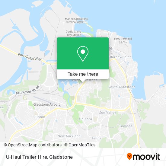 U-Haul Trailer Hire map