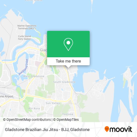 Gladstone Brazilian Jiu Jitsu - BJJ map