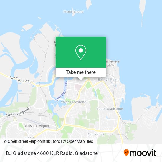 DJ Gladstone 4680 KLR Radio map