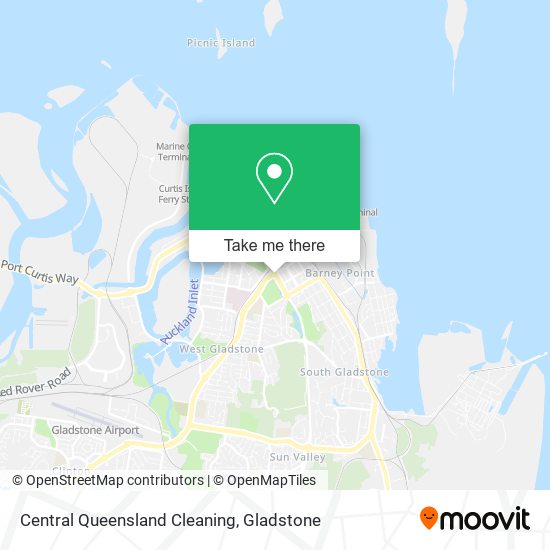 Central Queensland Cleaning map