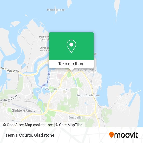 Tennis Courts map