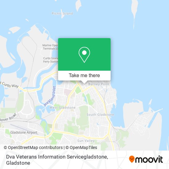 Dva Veterans Information Servicegladstone map