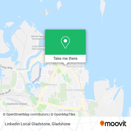 Mapa Linkedin Local Gladstone