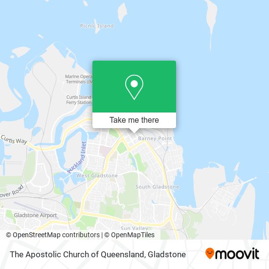 Mapa The Apostolic Church of Queensland