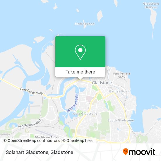 Solahart Gladstone map