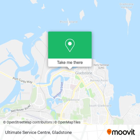 Ultimate Service Centre map