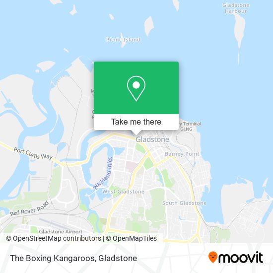 The Boxing Kangaroos map