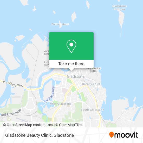Gladstone Beauty Clinic map