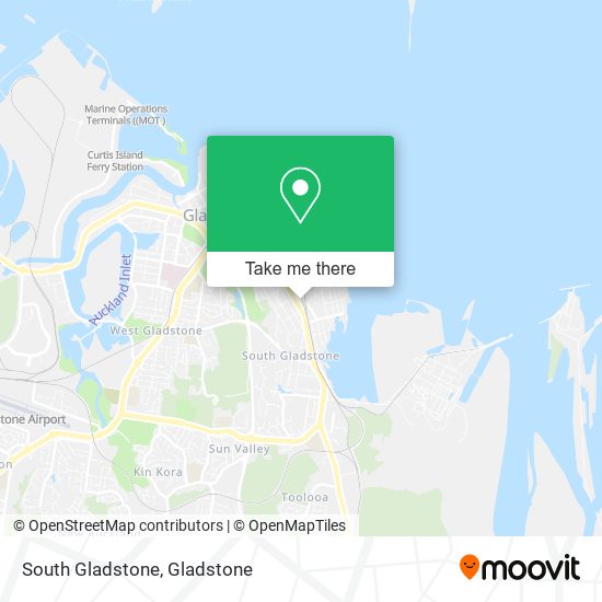 South Gladstone map