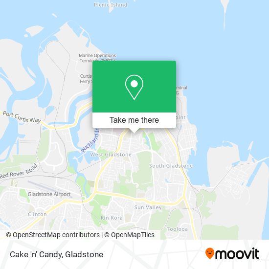 Cake 'n' Candy map