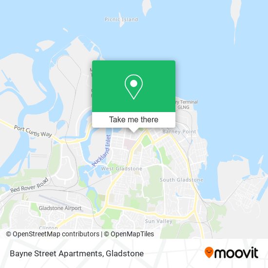 Bayne Street Apartments map