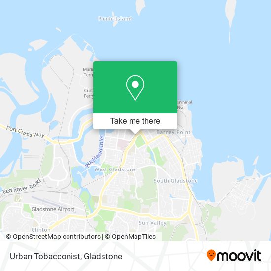 Urban Tobacconist map