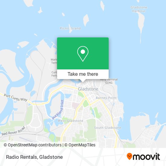 Radio Rentals map