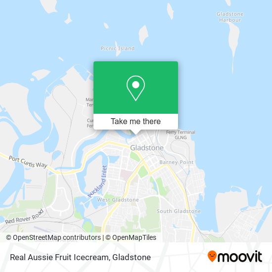 Real Aussie Fruit Icecream map