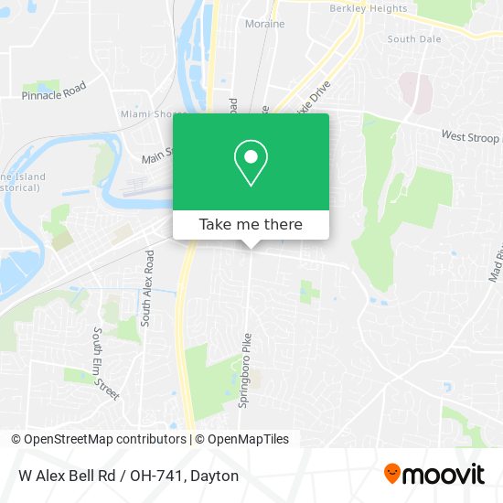 Mapa de W Alex Bell Rd / OH-741