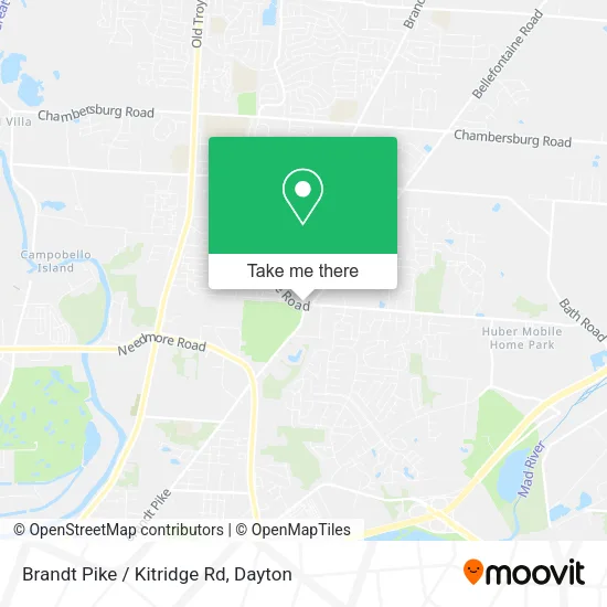 Mapa de Brandt Pike / Kitridge Rd