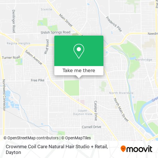 Crownme Coil Care Natural Hair Studio + Retail map