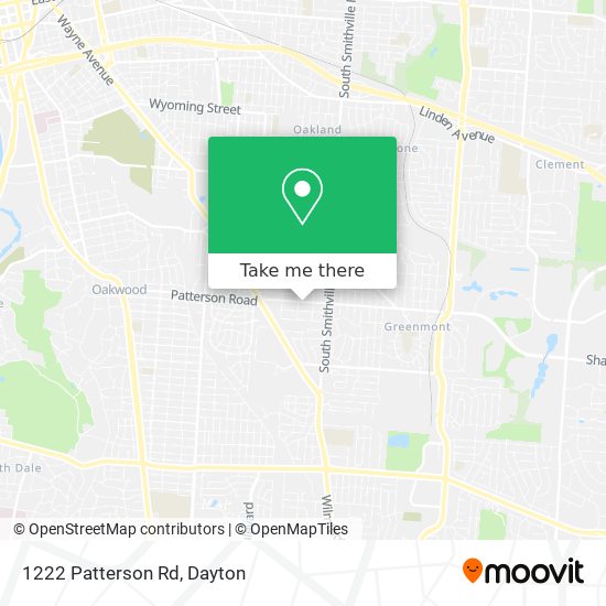 Mapa de 1222 Patterson Rd