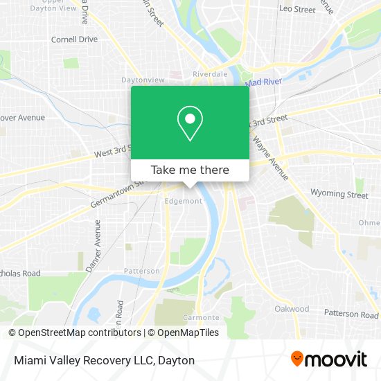 Miami Valley Recovery LLC map