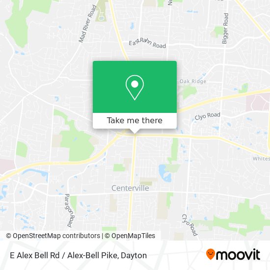 E Alex Bell Rd / Alex-Bell Pike map