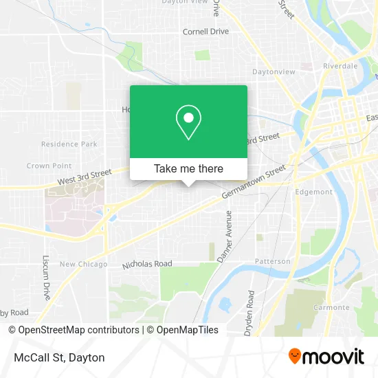 McCall St map