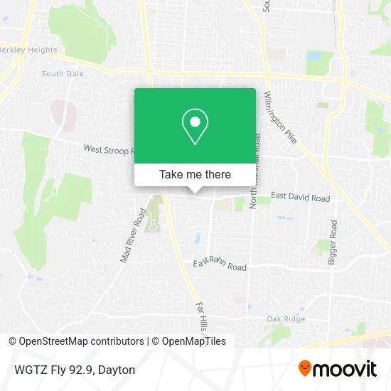 Mapa de WGTZ Fly 92.9