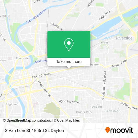 Mapa de S Van Lear St / E 3rd St