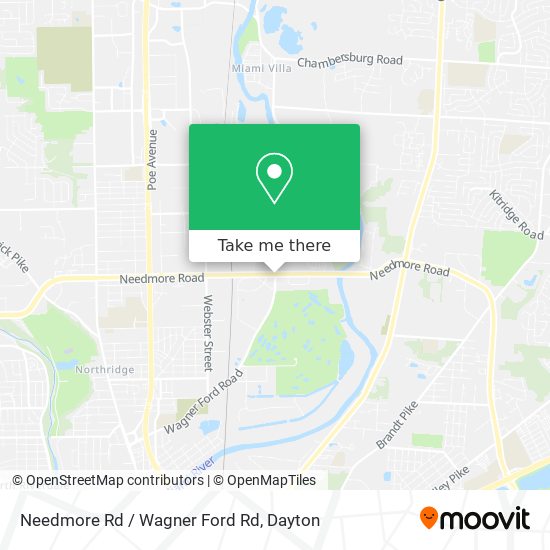 Needmore Rd / Wagner Ford Rd map