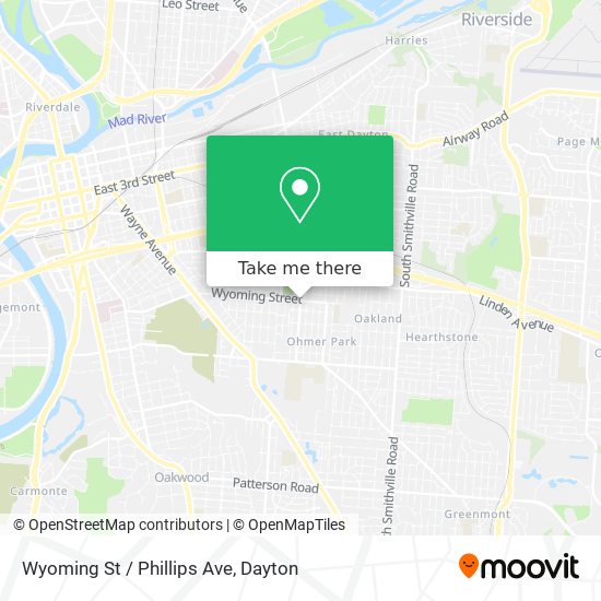 Mapa de Wyoming St / Phillips Ave