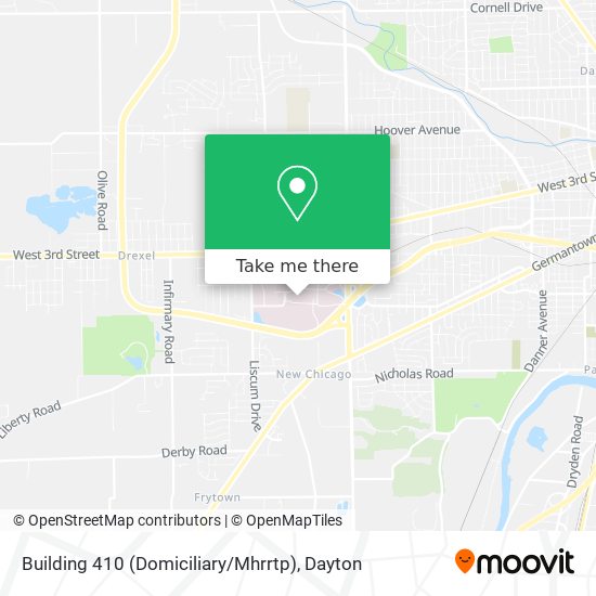 Mapa de Building 410 (Domiciliary / Mhrrtp)