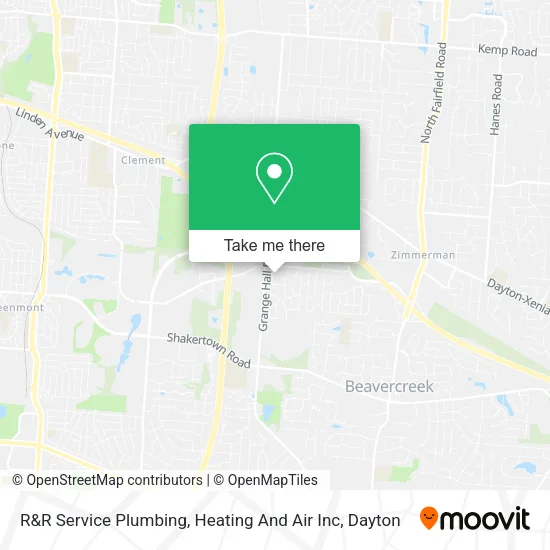 Mapa de R&R Service Plumbing, Heating And Air Inc