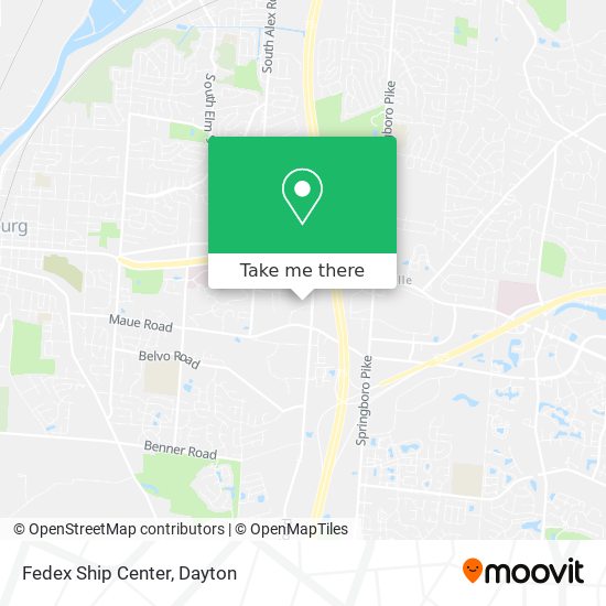 Mapa de Fedex Ship Center