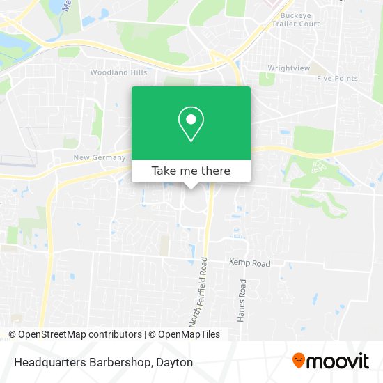 Headquarters Barbershop map