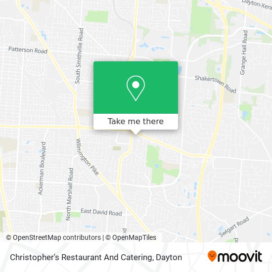 Mapa de Christopher's Restaurant And Catering