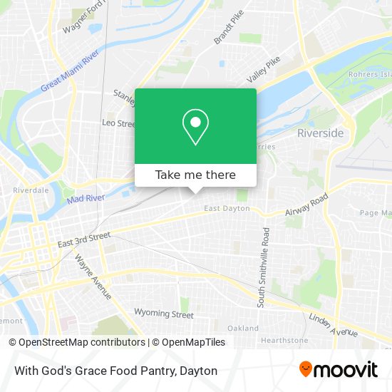 Mapa de With God's Grace Food Pantry