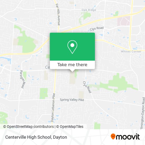 Centerville High School map