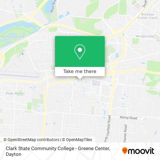 Clark State Community College - Greene Center map