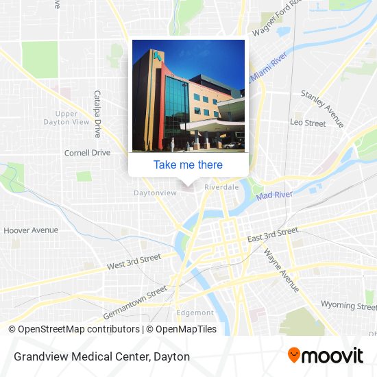 Grandview Medical Center map