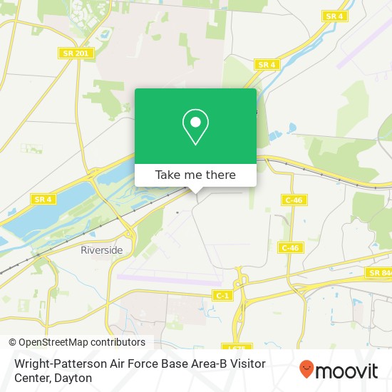 Wright Patterson Afb Map How To Get To Wright-Patterson Air Force Base Area-B Visitor Center In  Riverside By Bus?