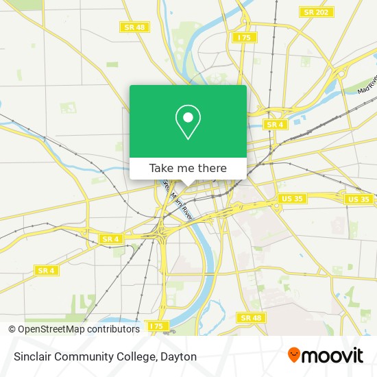 Sinclair Community College Map How To Get To Sinclair Community College In Dayton By Bus?