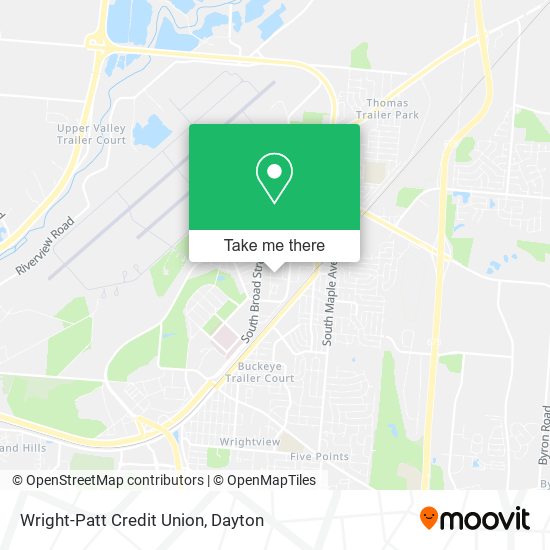 Wright-Patt Credit Union map