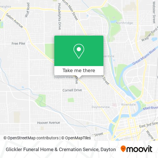 Mapa de Glickler Funeral Home & Cremation Service