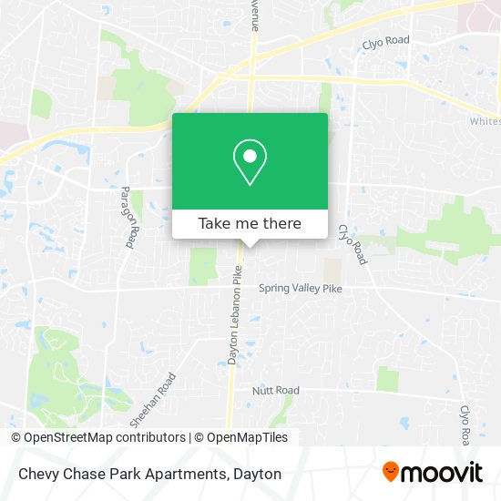 Mapa de Chevy Chase Park Apartments
