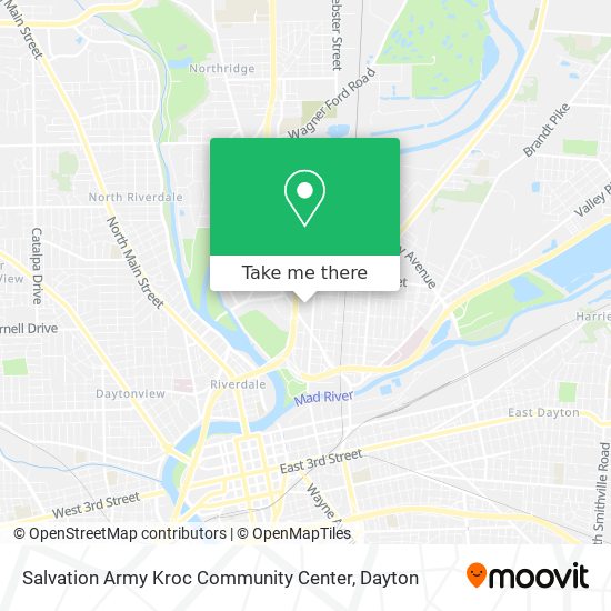 Salvation Army Kroc Community Center map