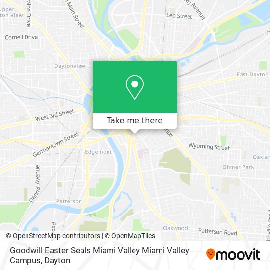 Mapa de Goodwill Easter Seals Miami Valley Miami Valley Campus